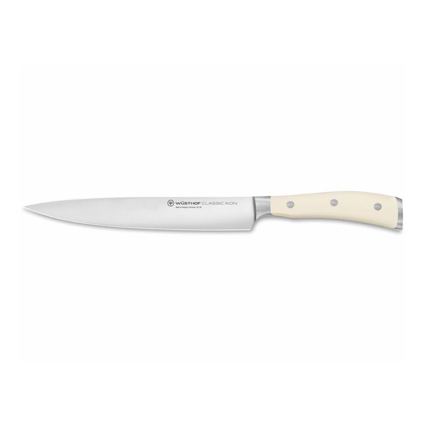 Wüsthof - Coltello da cucina per prosciutto CLASSIC IKON 20 cm cremoso