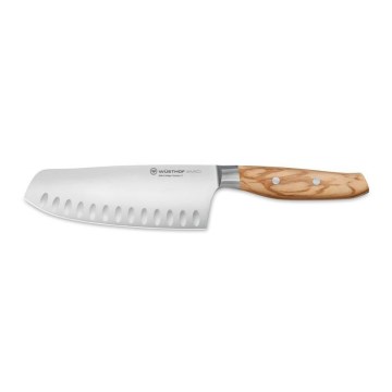 Wüsthof - Coltello da cucina santoku AMICI 17 cm legno d'ulivo