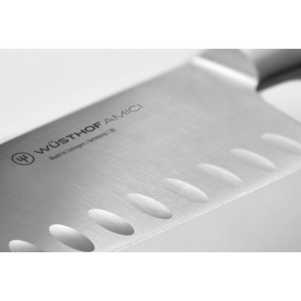 Wüsthof - Coltello da cucina santoku AMICI 17 cm legno d'ulivo