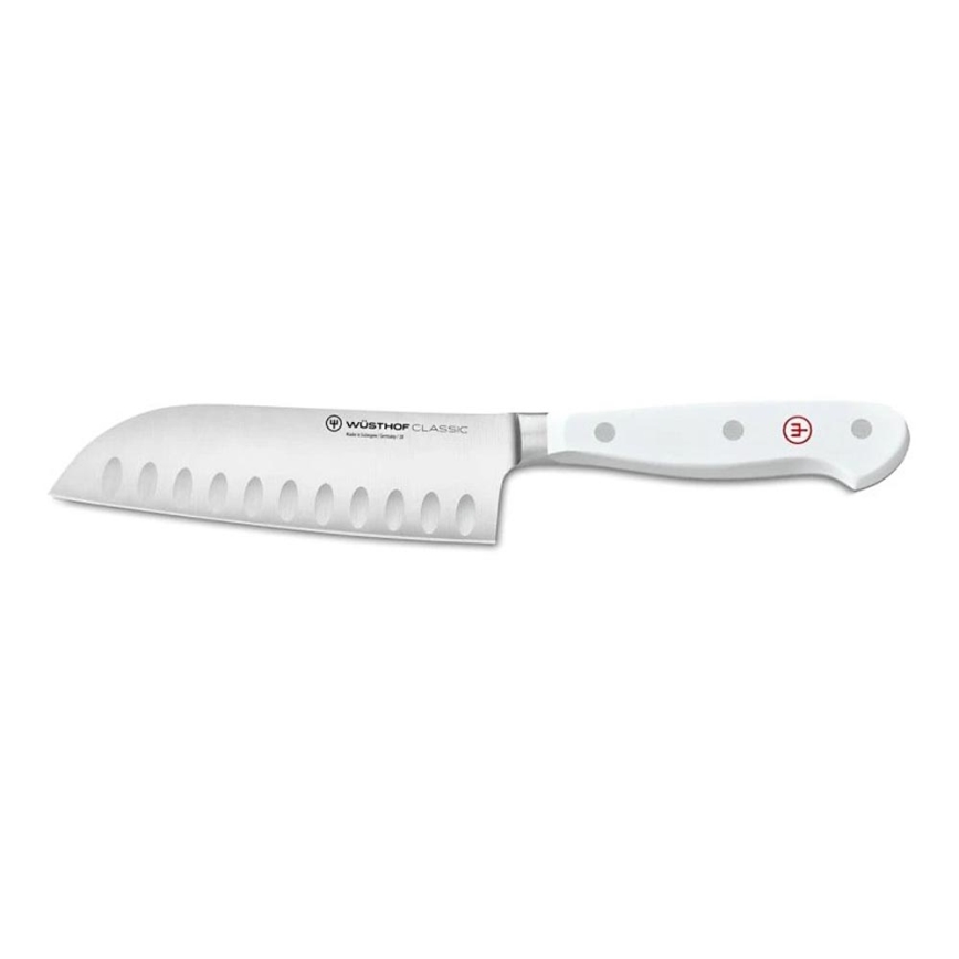 Wüsthof - Coltello da cucina Santoku CLASSIC 14 cm, bianco