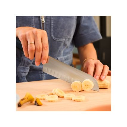 Wüsthof - Coltello da cucina Santoku PARTNER 17 cm, nero