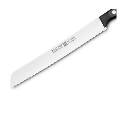 Wüsthof - Coltello da cucina per pane GOURMET 20 cm nero