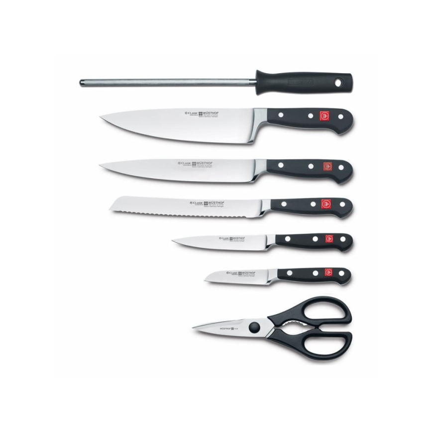 Wüsthof - Set di coltelli da cucina con ceppo CLASSIC 8 pezzi frassino/beige