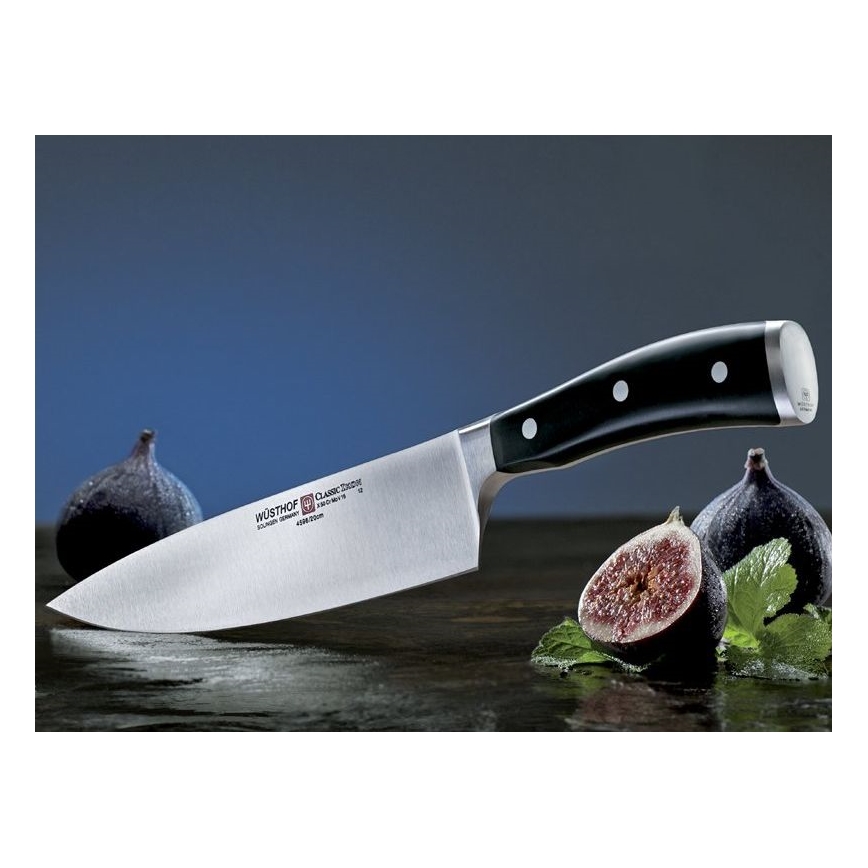 Wüsthof - Set di coltelli da cucina CLASSIC IKON 3 pz nero