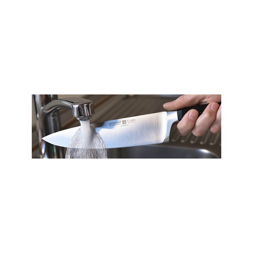 Wüsthof - Set di coltelli da cucina CLASSIC IKON 3 pz nero
