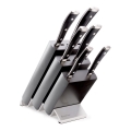 Wüsthof - Set di coltelli da cucina con supporto CLASSIC IKON 7 pezzi frassino/nero