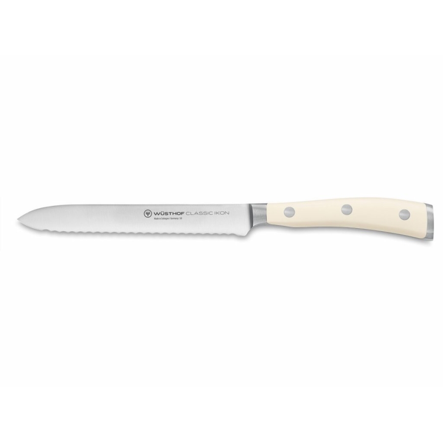 Wüsthof - Set di coltelli da cucina con supporto CLASSIC IKON 7 pz cenere/color crema