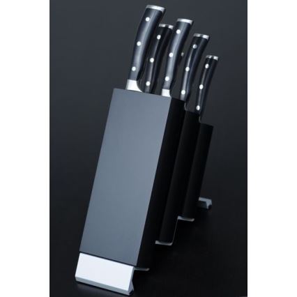 Wüsthof - Set di coltelli da cucina con supporto CLASSIC IKON 7 pz cenere/nero