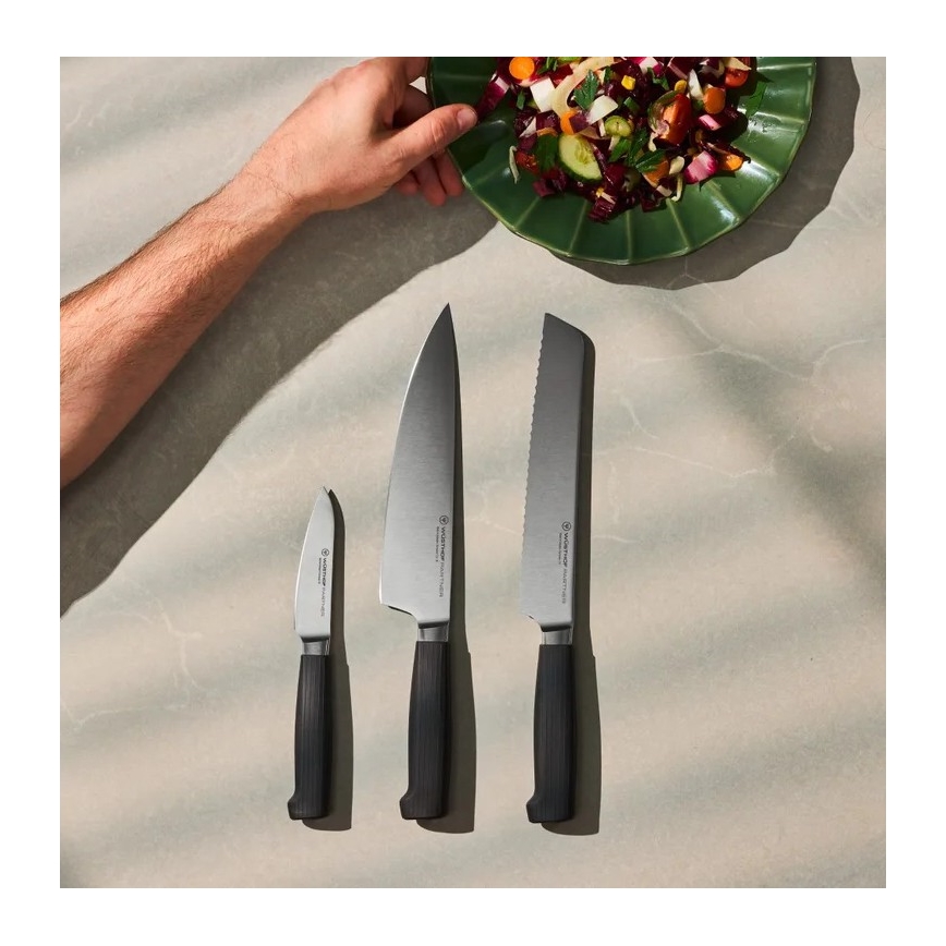 Wüsthof - Set di coltelli da cucina PARTNER, 3 pezzi, nero