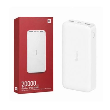 Xiaomi 20000 mAh Redmi 18W Power Bank a ricarica rapida bianco