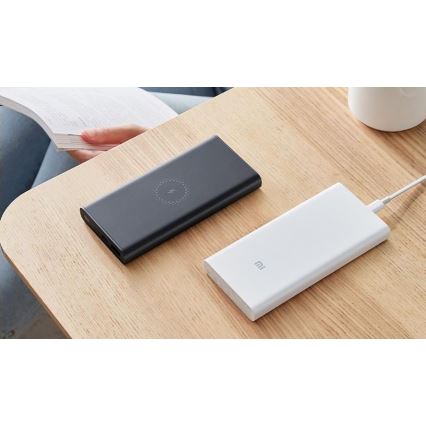 Xiaomi - Power Bank con ricarica wireless 10000 mAh bianca