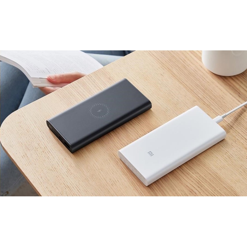 Xiaomi - Power Bank con ricarica wireless 10000 mAh bianca