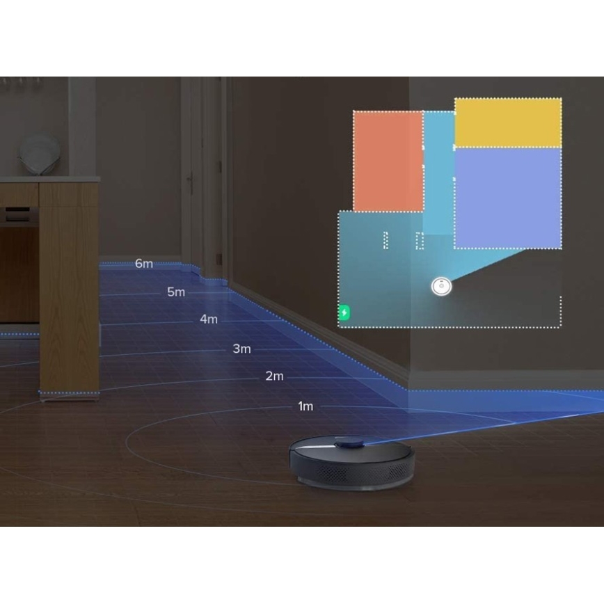 Xiaomi Smart Roborock S6 Pure 58W Wi-Fi nero
