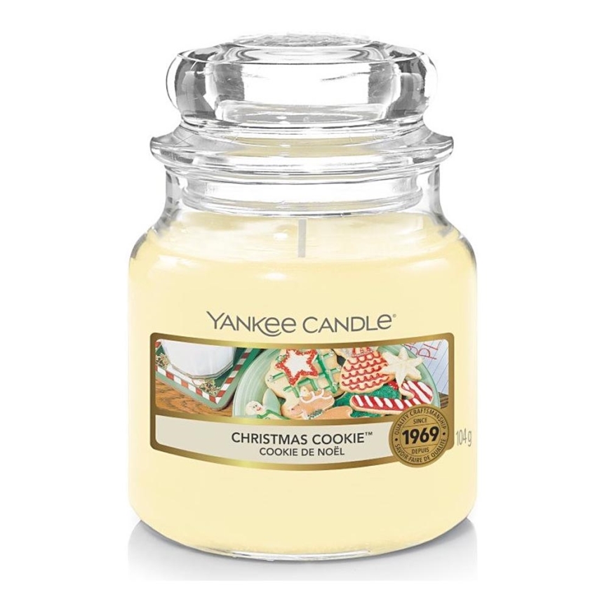 Yankee Candle - Candela profumata CHRISTMAS COOKIE piccolo 104g 20-30 ore