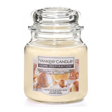 Yankee Candle - Candela profumata GLISTENING CHRISTMAS piccolo 104g 20-30 ore
