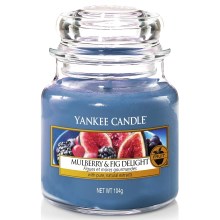 Yankee Candle - Candela profumata MULBERRY & FIG DELIGHT piccolo 104g 20-30 ore