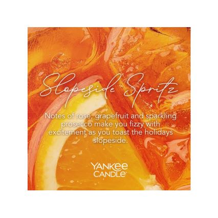 Yankee Candle - Candela profumata SLOPESIDE SPRITZ grande 567 g 60-90 ore.