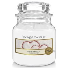 Yankee Candle - Candela profumata SNOW IN LOVE piccolo 104g 20-30 ore