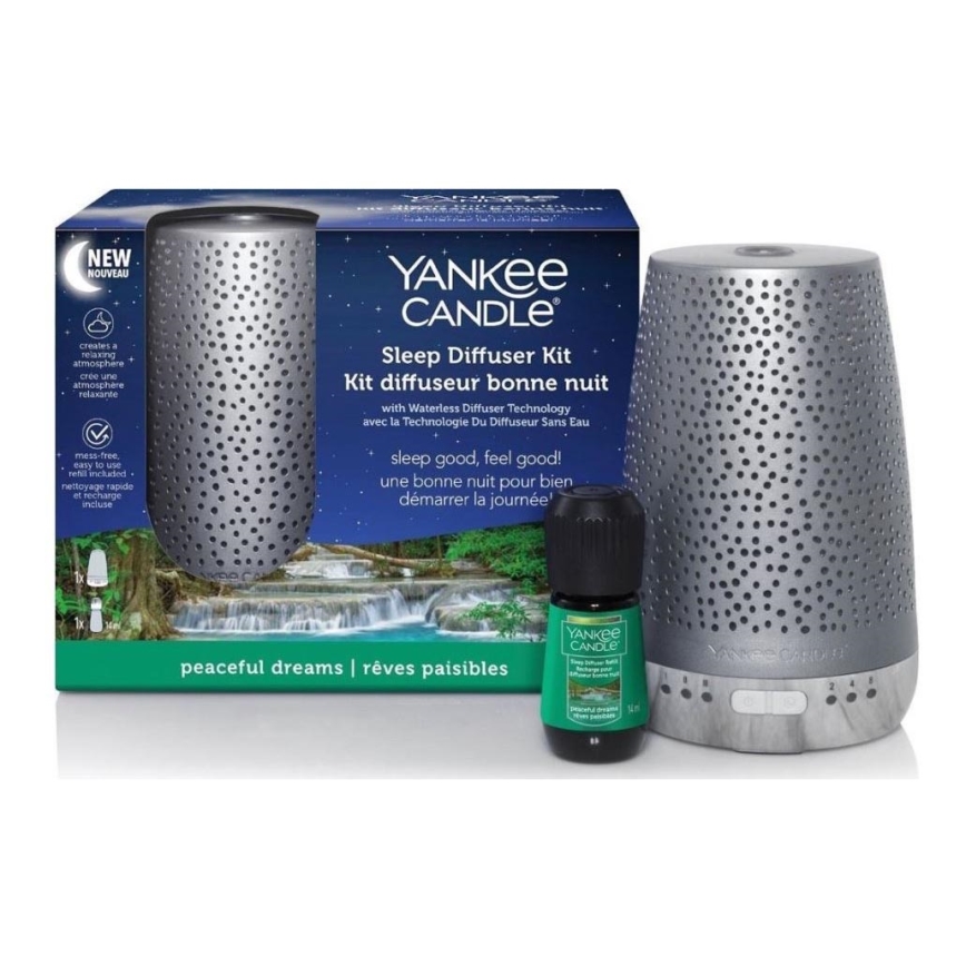 Yankee Candle - Diffusore di aromi per un sonno tranquillo PEACEFUL DREAMS 14 ml