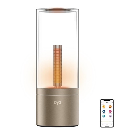 Yeelight - Lampada da tavolo LED dimmerabile CANDELA LED/6,5W/5V 2100 mAh Bluetooth