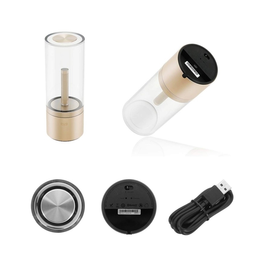 Yeelight - Lampada da tavolo LED dimmerabile CANDELA LED/6,5W/5V 2100 mAh Bluetooth