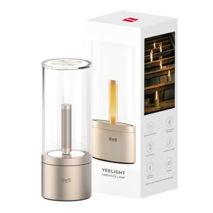 Yeelight - Lampada da tavolo LED dimmerabile CANDELA LED/6,5W/5V 2100 mAh Bluetooth