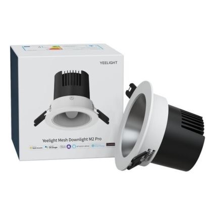 Yeelight - Lampada LED da incasso dimmerabile  MESH DOWNLIGHT M2 PRO LED/8W/230V Bluetooth + telecomando