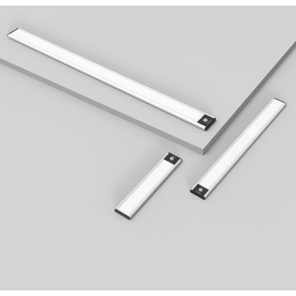 Yeelight - LED Illuminazione dimmerabile per mobili ricaricabile con sensore LED/2,3W/1500 mAh 4000K 40 cm argento