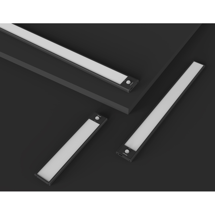 Yeelight - Illuminazione LED dimmerabile ricaricabile per mobili con sensore LED/2,4W/2200 mAh 4000K 60 cm nero