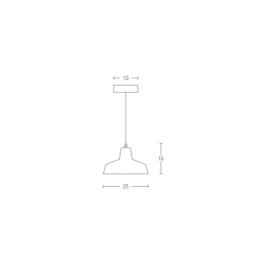 Zambelis 1655 - Lampadario a cavo 1xE27/40W/230V cemento