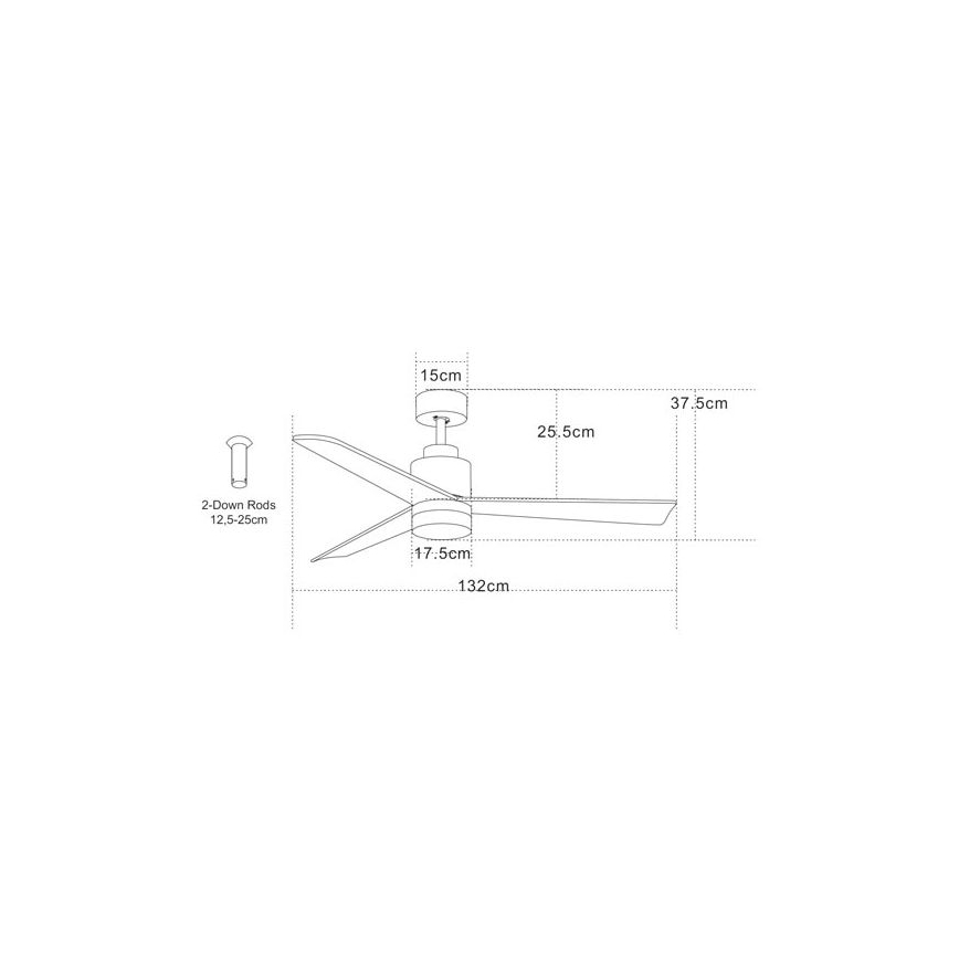 Zambelis 19135 - Plafoniera LED LED/15W/230V 3000/4000/6000K + telecomando