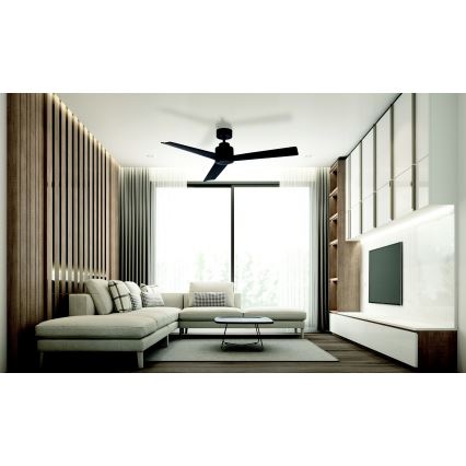 Zambelis 19136-B - Ventilatore da soffitto + telecomando