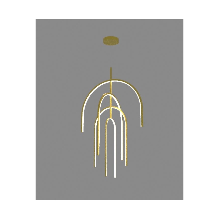 Zambelis 1933 - Lampadario a sospensione con filo LED dimmerabile LED/96W/230V oro