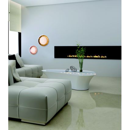 Zambelis 1959 - Plafoniera LED LED/28W/230V diametro 50 cm rame