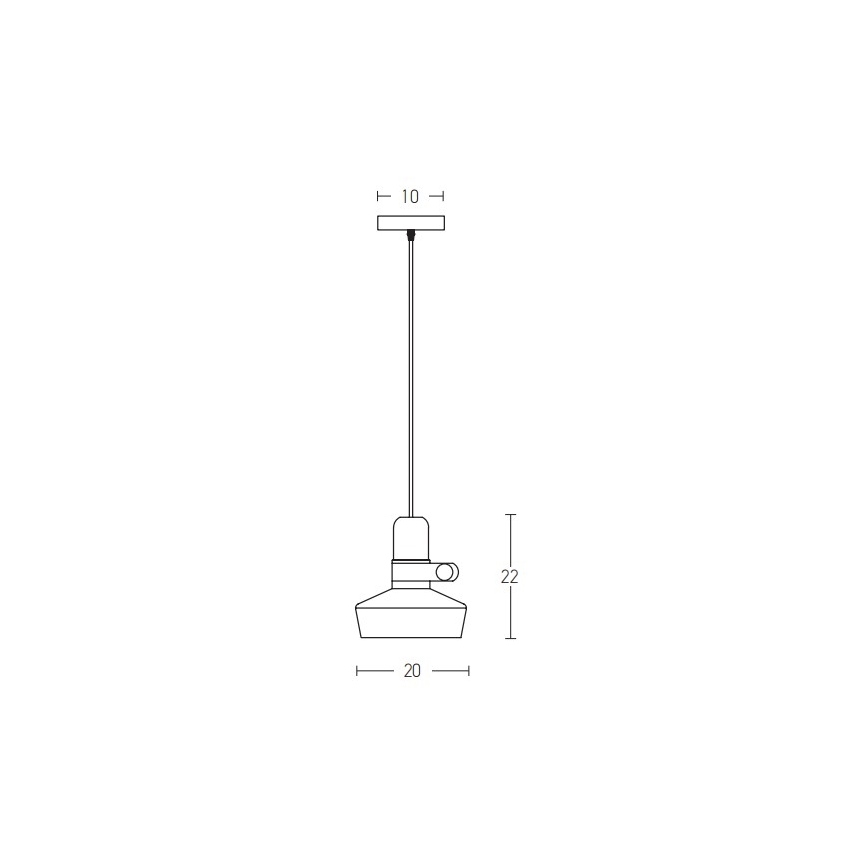 Zambelis 1992 - Lampadario a sospensione con filo 1xE27/40W/230V quercia/bianco