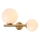 Zambelis 1995 - Lampada da parete 1xG9/7W + 1xE14/15W/230V oro