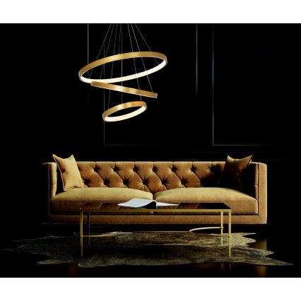 Zambelis 2009 - Lampadario a sospensione con filo LED dimmerabile LED/112W/230V oro