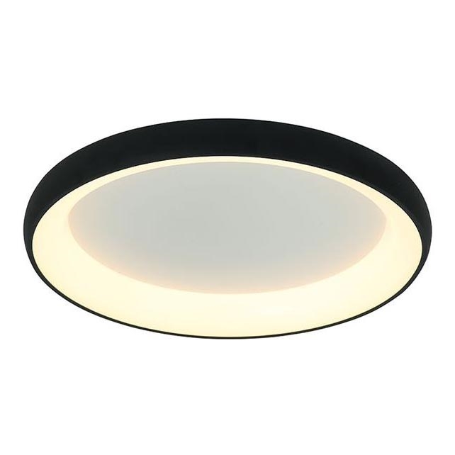 Zambelis 2048 - Plafoniera LED dimmerabile LED/50W/230V diametro 60 cm nero