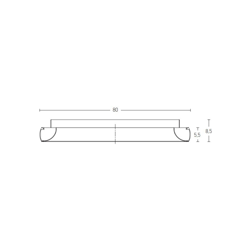 Zambelis 2056 - Plafoniera LED dimmerabile LED/60W/230V diametro 80 cm nero