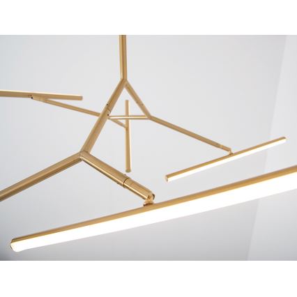 Zambelis 2071 - Lampadario a sospensione con supporto rigido LED dimmerabile LED/49W/230V oro