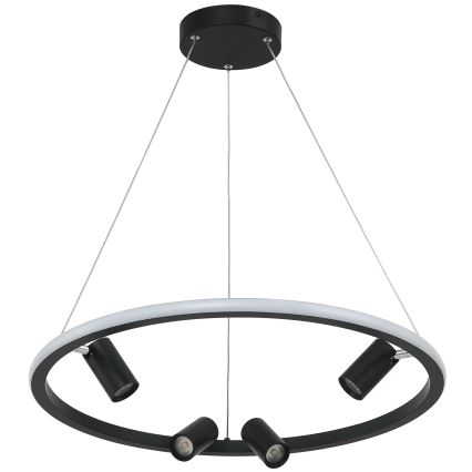 Zambelis 22012 - Lampadario a sospensione con filo LED dimmerabile LED/47W/230V diametro 60 cm nero