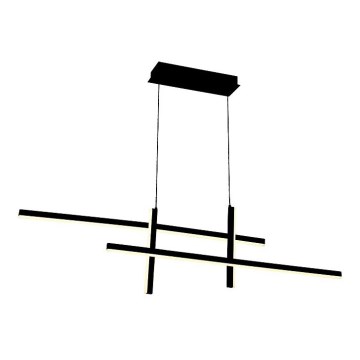 Zambelis 22023 - Lampadario dimmerabile a LED su cavo LED/41W/230V nero