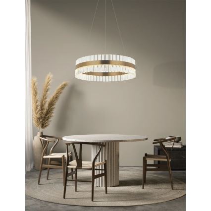 Zambelis 22040 - Lampadario a sospensione con filo LED dimmerabile LED/68W/230V oro