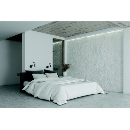 Zambelis 22049 - Lampada LED flessibile LED/3W/230V CRI90 nera