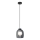 Zambelis 22051 - Lampada a sospensione con cavo 1xG9/5W/230V Ø 18 cm nero
