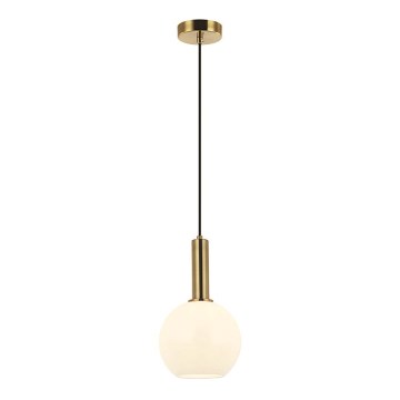 Zambelis 22071 - Lampadario a sospensione con filo 1xE27/40W/230V diametro 20 cm oro