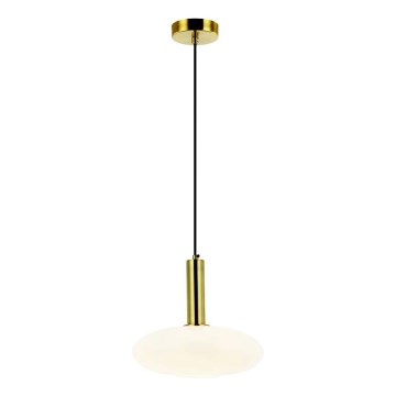 Zambelis 22072 - Lampadario a sospensione con filo 1xE27/40W/230V diametro 30 cm oro