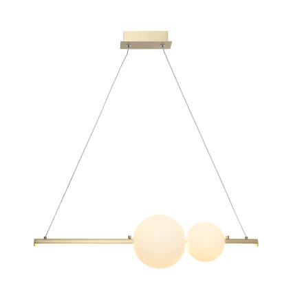 Zambelis 22108 - Lampadario a sospensione con filo LED dimmerabile LED/11W/230V oro