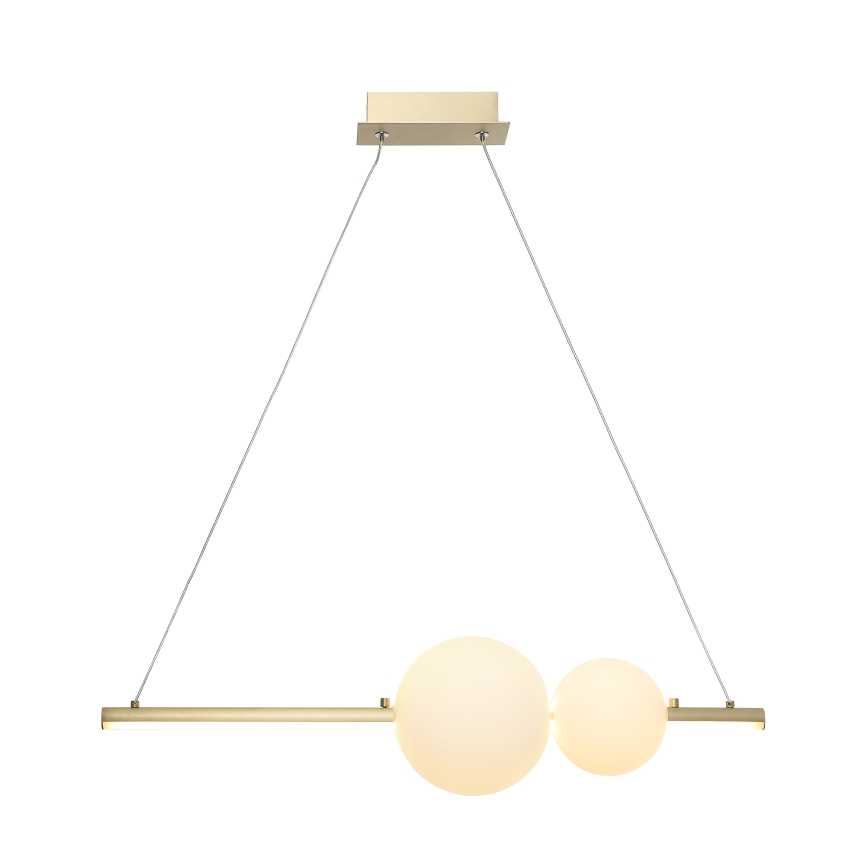 Zambelis 22108 - Lampadario a sospensione con filo LED dimmerabile LED/11W/230V oro