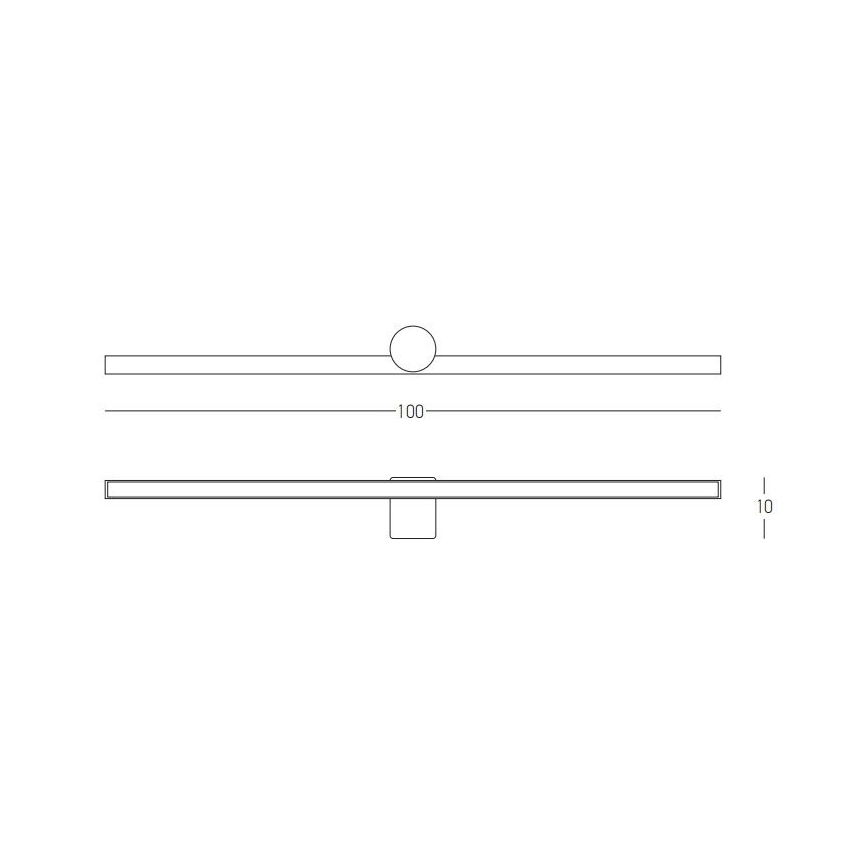 Zambelis 22126 - Illuminazione a LED per specchio da bagno LED/21W/230V 100 cm IP54